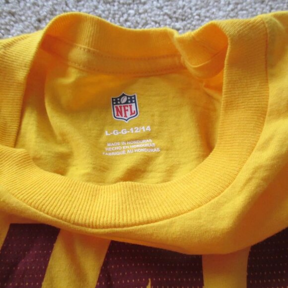 Washington Redskins Football Shirt, Kids Size Large, 12 14 - Picture 3 of 4